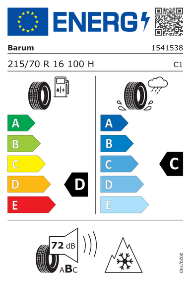 4x ROUES 16 Hiver HONDA CR-V RM1 RM3 RM4 ELEMENT YH Barum 215/70 R16