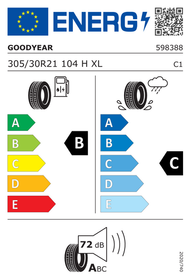 Pneus Goodyear EAGLE TOURING XL FP NF1 305/30 R21 104H