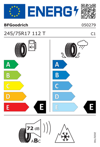 Pneus BFGoodrich TRAIL-TERRAIN T/A ORWL 245/75 R17 112T